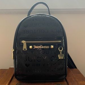 NWT Black Juicy Couture Juicy on the Block Mini Backpack